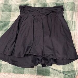 Chic Black Women's Skort